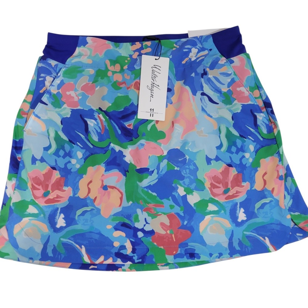 Walter Hagen Golf Skort Womens Size Small Floral Pull On Skirt Pickleball Tennis